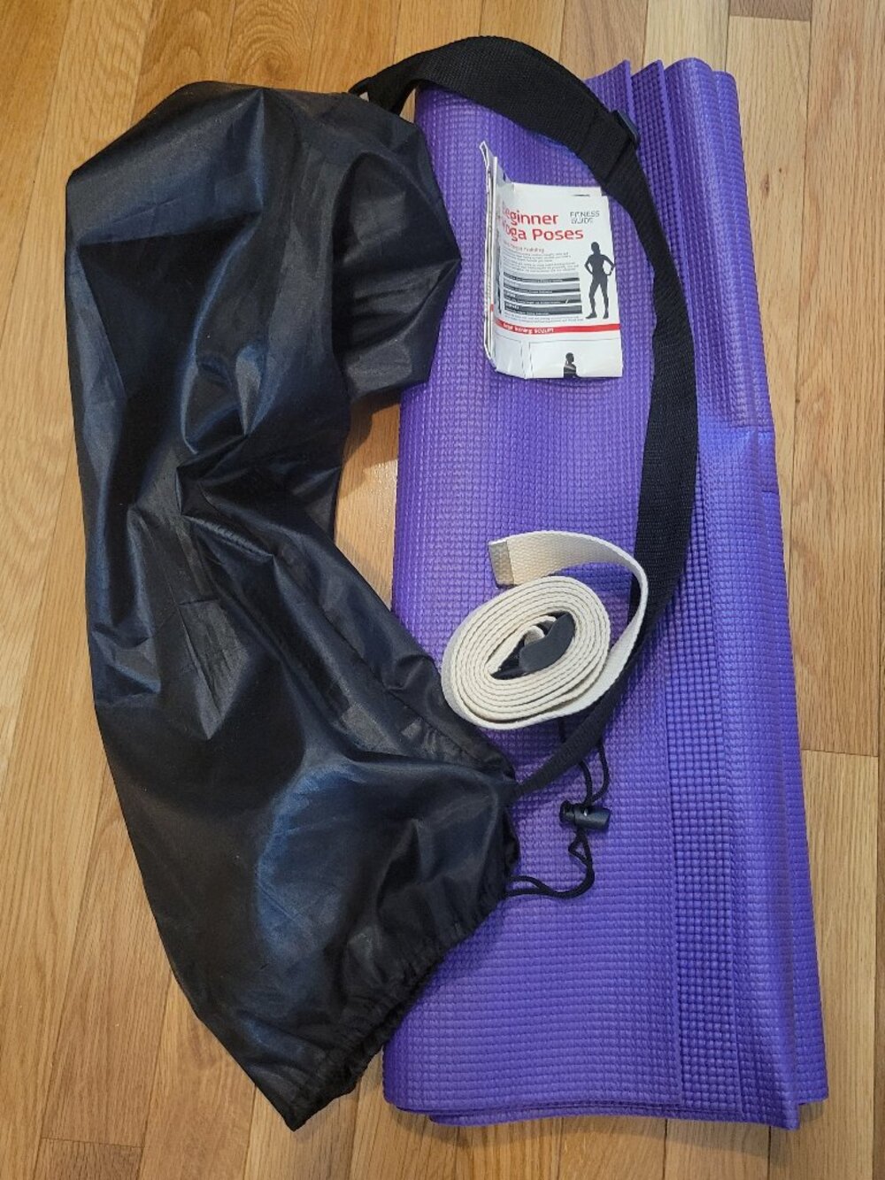 Yoga Mat, Strap, and Carrying bag